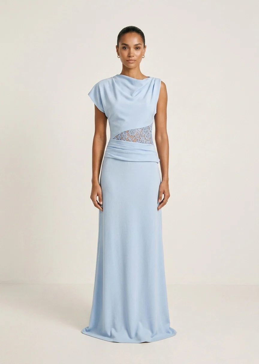 Vestido Antheia azul celeste - Image 4