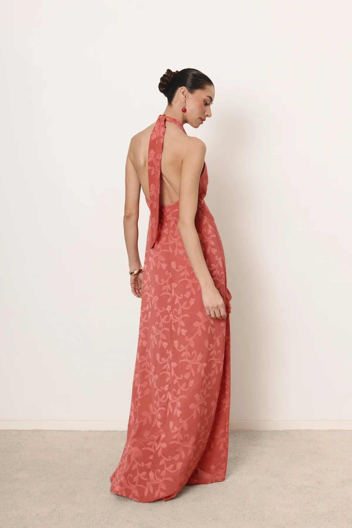 Vestido Bahia rosa coral - Image 3