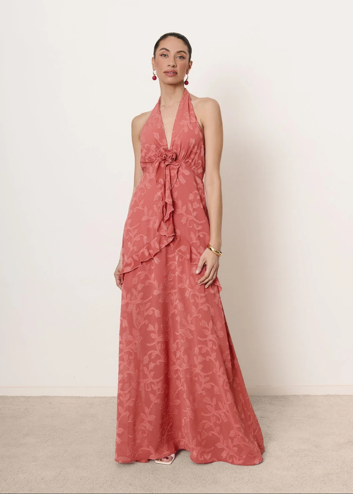 Vestido Bahia rosa coral - Image 5