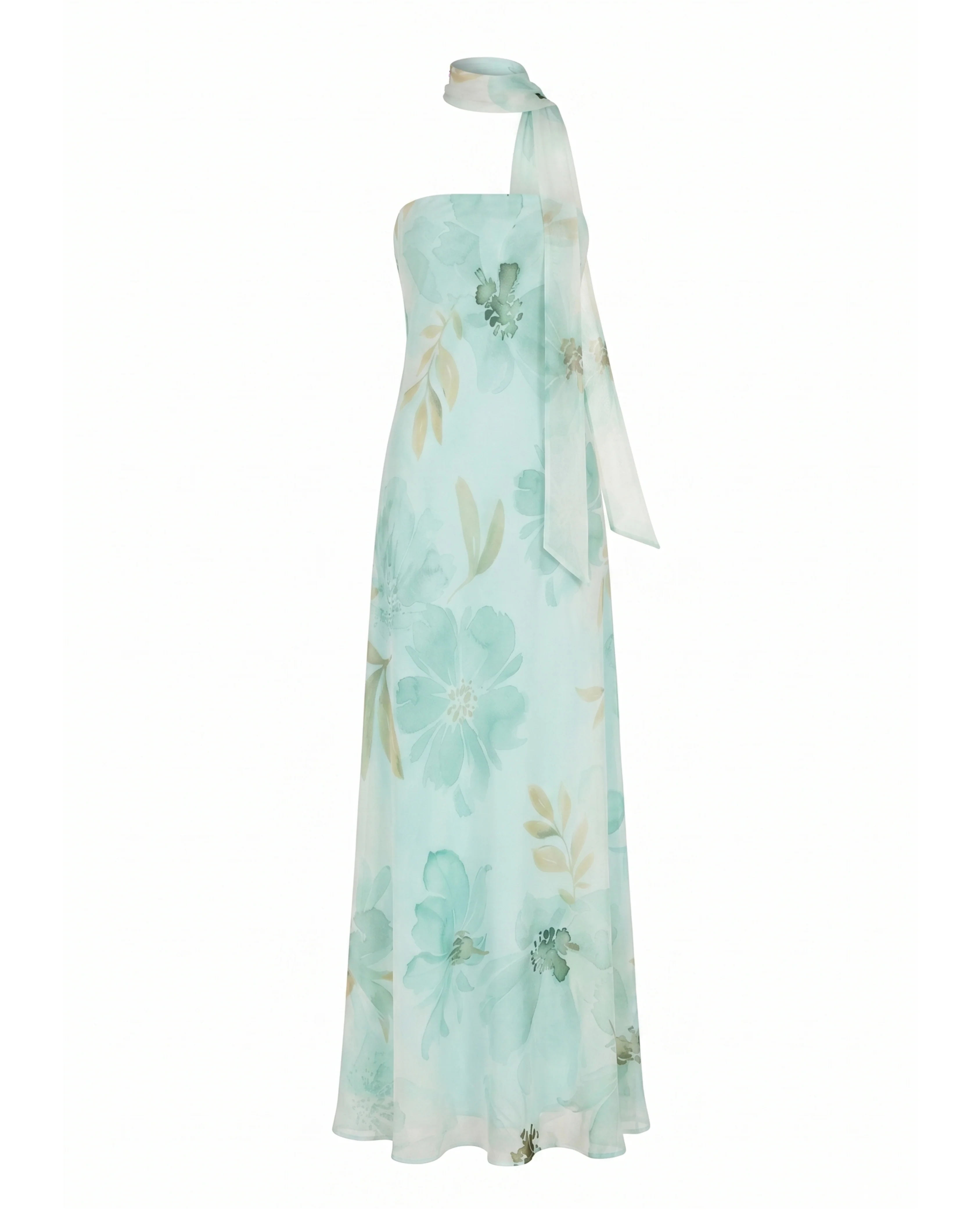 Vestido Cala floral turquesa - Image 5