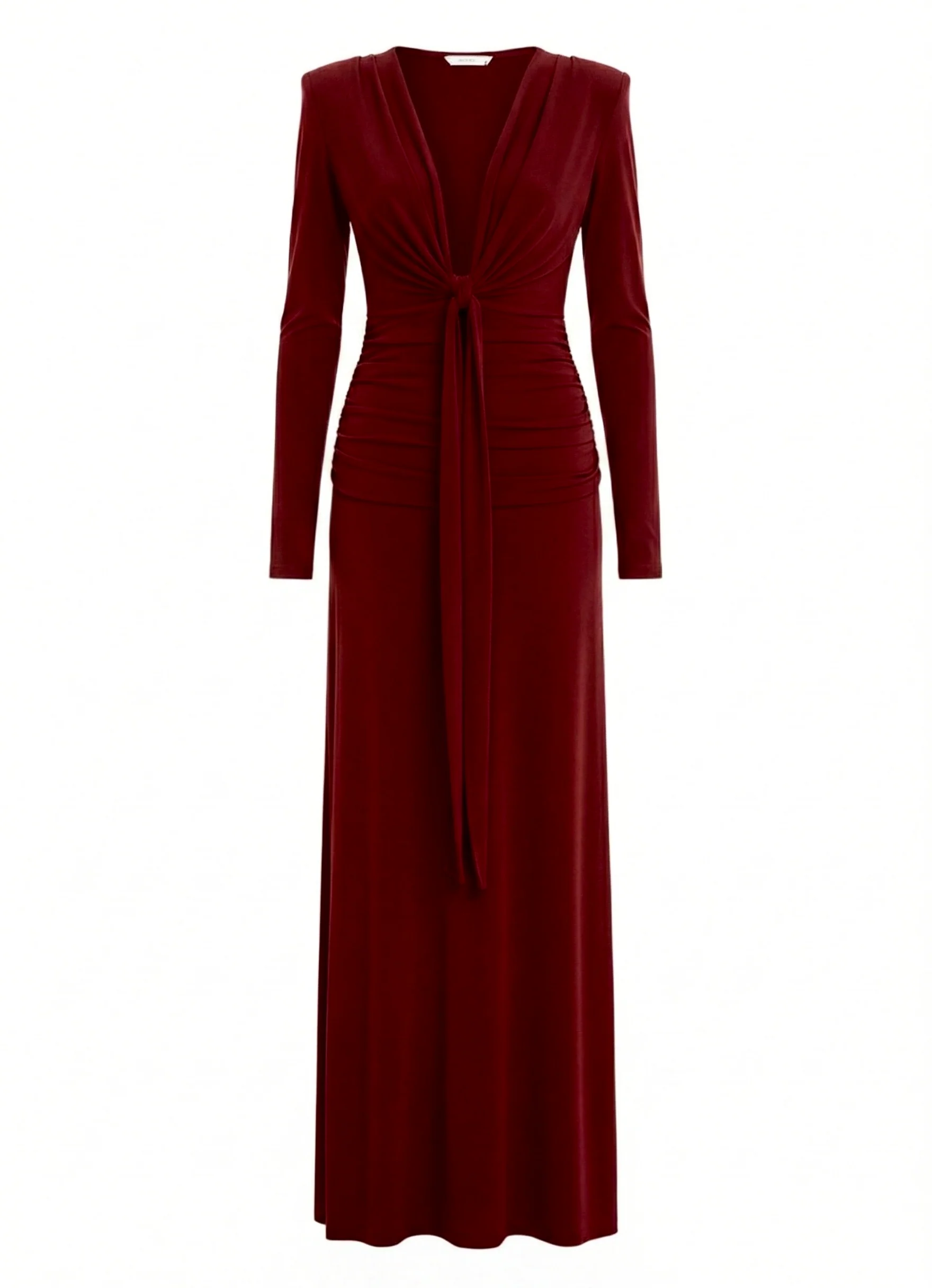 Vestido Rosalie rojo oscuro - Image 4